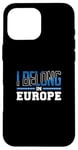 Coque pour iPhone 16 Pro Max Europe Lover Italie Allemagne Vacances European Vacay