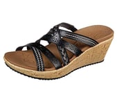 Skechers Women Sandals and Slippers Women Beverlee - Tiger Posse Black 2.5 UK