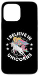 iPhone 13 Pro Max Unicorn rainbow - I believe in unicorns Case