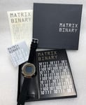 Retro Matrix Binary Klokke fra 90 tallet