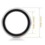 1 Set Steel Headset Bearings Smooth Rotation Accessory For Bicyc UK