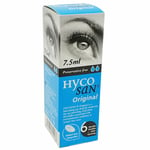 Hycosan Original Preservative Free Lubricating Dry Eye Drops 7.5ml.