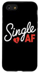 iPhone SE (2020) / 7 / 8 Funny Anti-Valentines Day Date Humor Single AF Case