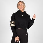 Tracey Cropped Hoodie, Black