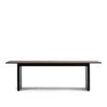 Normann Copenhagen - Panel Table 90 x 250 cm Black Dark Brown - Ruokapöytä - Simon Legald - Ruskea - Metalli/Puu