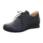 Think! Femme Tannage sans Chrome, Durable Chaussures Basses à Lacets, 8040 Navy Break, 35.5 EU