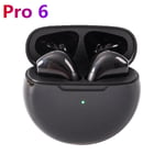 OLAF Air Pro 6 TWS ¿couteurs sans fil Bluetooth Casque Fone ¿couteurs Bluetooth Casque de sport avec micro pour iPhone Xiaomi POCO-Noir_XINENGJI