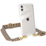 Easy case for Apple iPhone 11 silicone case with shoulder strap for hanging