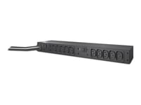 Apc Basic Rack Pdu - Strømfordelingslist (Kan Monteres I Rack) - Ac 200/208/230 V - Inngang: Nema L6-30 - Utgangskontakter: 12 (Power Iec 60320 C13) - 1U - 3.7 M Kabel - Svart - For P/N: Smtl1000rmi2uc, Smx1000c, Smx1500rm2uc, Smx1500rm2ucnc, Smx750