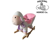 NEW Plush SHEEP / LAMB Rocking Chair Animal on Wooden Rockers with Sound Effects