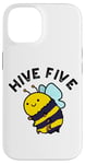 Coque pour iPhone 14 Hive Five Funny Bee Jeu de mots