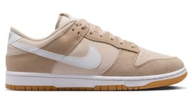 Chaussures sportswear nike dunk low retro se beige gris homme