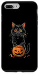 iPhone 7 Plus/8 Plus Black Cat Halloween Costume Pumpkin For Women Case