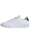 adidas Homme Advantage 2.0 Shoes, Cloud White/Core Black/Legend Ink, 40 2/3