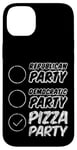 Coque pour iPhone 14 Plus Republican Party Decromatic Party Pizza Party --