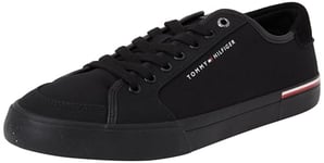 TOMMY HILFIGER Homme Core Corporate Vulc Canvas FM0FM05398 Bas, Black (Black), 40 EU