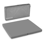 Hauck Matelas Parc 90x90 cm Pliable Sleeper SQ, Epaisseur 5 cm, Tapis Eveil Bébé en Mousse, Lit Appoint Enfant Voyage, Compact, Sac de transport Inclus, Gris