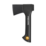 Fiskars Chopping Axe, Solid, With protective cover, Non-stick coated, Steel/Plastic and Glass fibre handle, Black/Orange, A5, Length: 26 cm, 566 g, 1051084