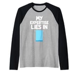 My Expertise Lies in Towels Bath Gym Beach Kitchen Absorb Raglan Baseball Tee