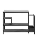 Nordal - Iron Shoe Rack With Black Shelf