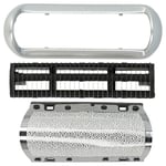 2x Cutter Block Shaving Foil + Frame Set for Braun MobileShave M-30 (type 5604)