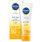 NIVEA SUN UV Face Anti Age Q10 Cream SPF 50 50 ml