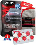 IVality® 100% puhdas magneettinen rekisterikilven pidike-rikömätön magneettinen pidike 1x-rekisterikilpi-auto-oppisopimusoppilaille