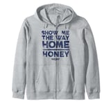 Top Gun Show Me The Way Home Honey Quote Zip Hoodie