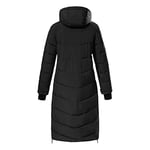 Killtec Femme Kow 62 Wmn Qltd Ct Manteau manteau d hiver en duvet avec capuche, Noir, 44 EU