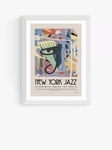 EAST END PRINTS Your Local Ross 'New York Jazz' Framed Print