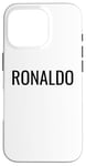 Coque pour iPhone 16 Pro Ronaldo