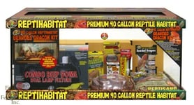 Zoomed Reptihabitat Kit Dragon Barbu pour Reptile/Amphibien 91 x 46 x 46 cm