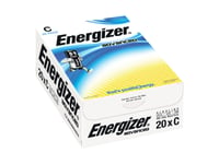 Batteri, Energizer Alkaline Max Plus, C, 1,5 V, 20 Stk