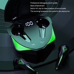 Hulk Wireless Game Earbuds LED Digital Display BT V5.1 Gaming Earphones With Wir