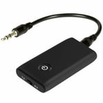 Bluetooth 5.0 sändare mottagare, 2 i 1 Bluetooth-adapter, kompatibel med Bluetooth-ljudenheter för PC/TV/bilsystem/trådade högtalare