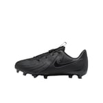 Nike Jr Phantom Gx II Academy FG/MG Soccer Shoe, Black/Black-Deep Jungle, 36 EU