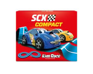 SCX - Circuit Compact - Piste de Course complète - 2 Voitures et 2 télécommandes 1:43 (Kids Race)