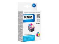 Kmp H168cx - 12 Ml - Farge (Cyan, Magenta, Gul) - Kompatibel - Blekkpatron (Alternativ For: Hp 302Xl, Hp F6u67ae) - For Hp Deskjet 1110, 21Xx, 36Xx  Envy 45Xx  Officejet 38Xx, 46Xx, 52Xx