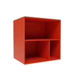 Montana - Montana Mini 1102 - Module With Shelves - Rosehip - Hyllsystem - Peter J. Lassen - Röd - MDF