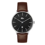 Lacoste Analogue Quartz Watch for Men with Brown Strap Made from Apple Peel - 2011222