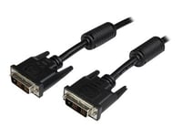 Startech.Com Dvi Cable - 20 Ft - Single Link - Male To Male Cable - 1920X1200 - Dvi-D Cable - Computer Monitor Cable - Dvi Cord - Dvi To Dvi Cable (Dvidsmm20) - Dvi-Kabel - Enkeltlenke - Dvi-D (Hann) Til Dvi-D (Hann) - 6.1 M - Svart - For P/N: Pex2p