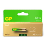 New GP BATTERIES Ultra Alkaline Batteries (12 x AAA)