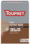 Enduit réparation bois express trou fissure rebouchage lissage poudre 2kg TOUPRE