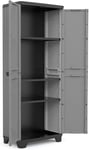 Armoire KETER Stilo Étagères Intérieures Résine pour Extérieur 68X39X173H Avec 3