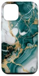 iPhone 15 Pro Green Blue White Case