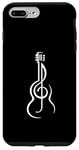 Coque pour iPhone 7 Plus/8 Plus Guitare musique clef de sol pour guitaristes ou musiciens