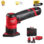 Milwaukee Spot Sander Kit - M12FDSS-422X - 4933479682