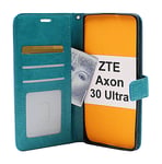 Crazy Horse Wallet ZTE Axon 30 Ultra 5G (Turkos)