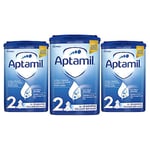 Aptamil Stage 2 Follow On Milk Powder, 3 x 700g