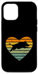 iPhone 12/12 Pro I Love Wild Boars Retro Heart Hunter Boar Case